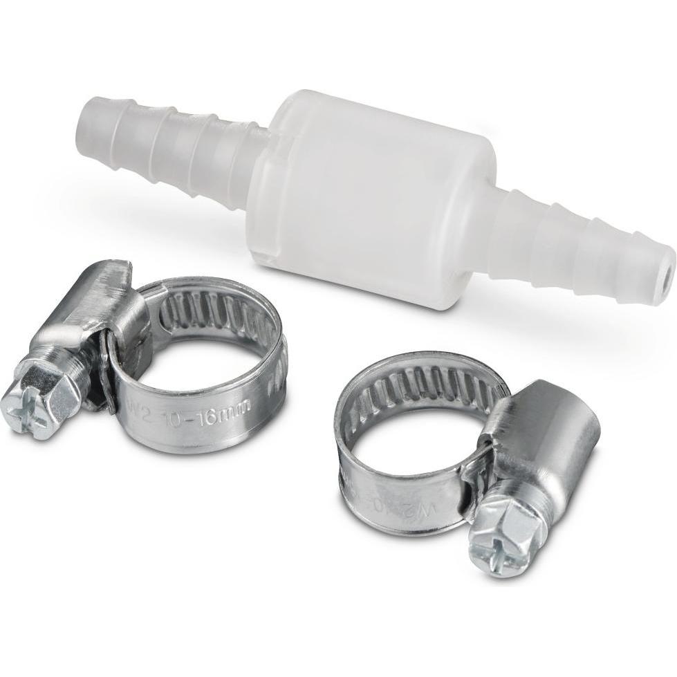 Xavax Rückschlagventil, mit 2 Schlauchschellen, für max. Ø 10 mm, Zubehör Waschen + Trocknen