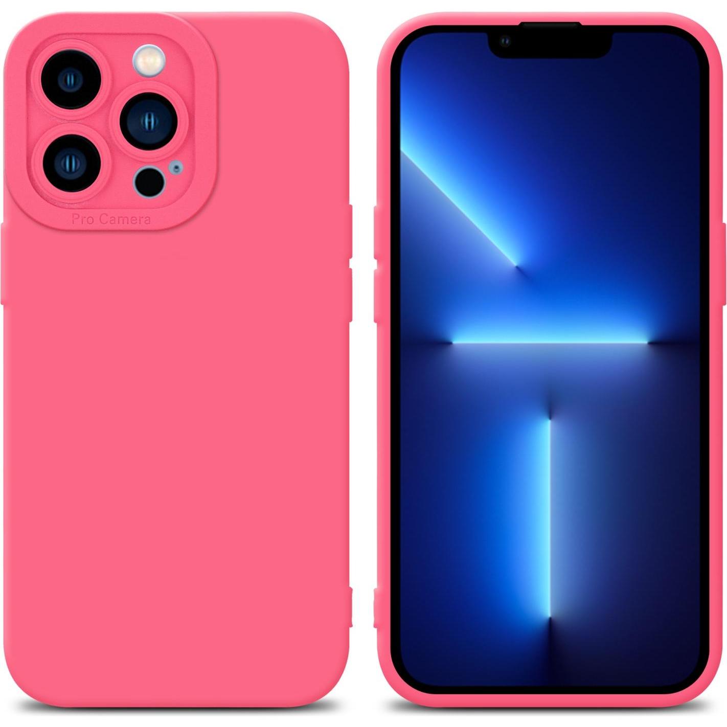 Cadorabo Hülle für Apple iPhone 12 PRO MAX im TPU Fluid LM162 Style (Apple iPhone 12 Pro Max), Smartphone Hülle, Rot