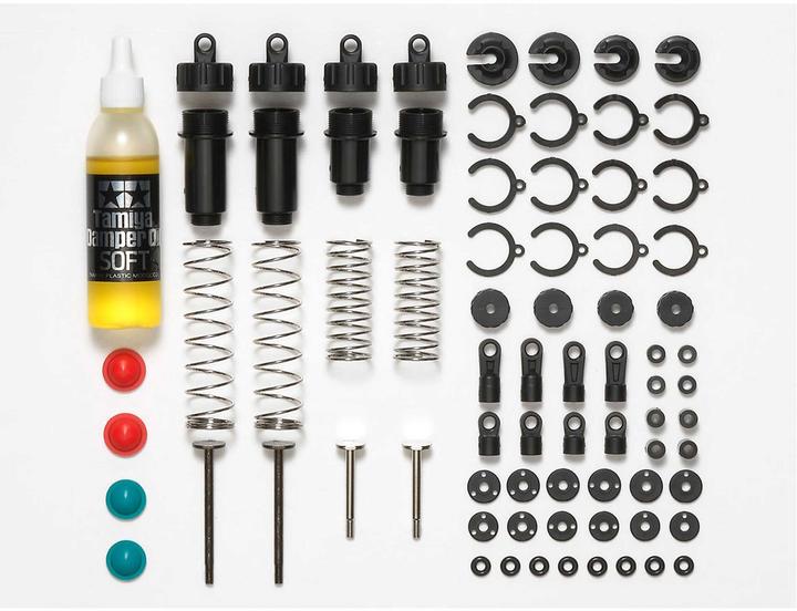 Actual product image Tamiya DT-03 CVA Oil Damper Set Short/Mini (2+2