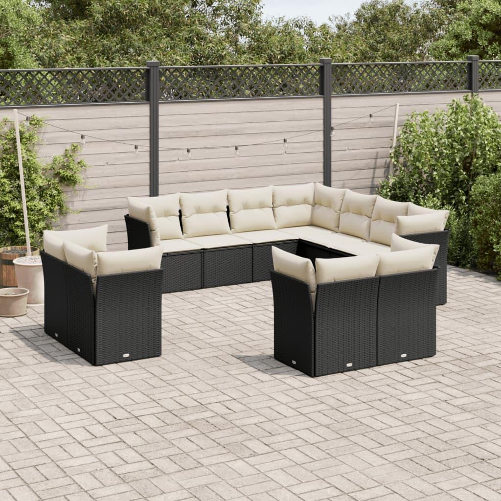 Thumbnail - VidaXL, Gartenlounge, 10-tlg. Garten-Lounge-Set mit Kissen