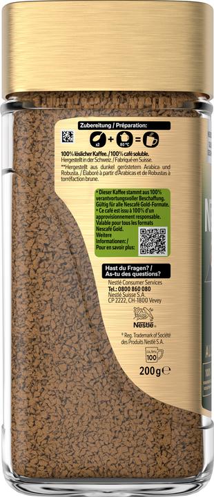 Image du produit Nescafé Café instantané Gold All Italiana 200 g (200 g)