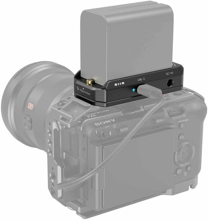 Produktbild SmallRig NP-F Battery Adapter Mount Plate (Advanced Edition) 3168B