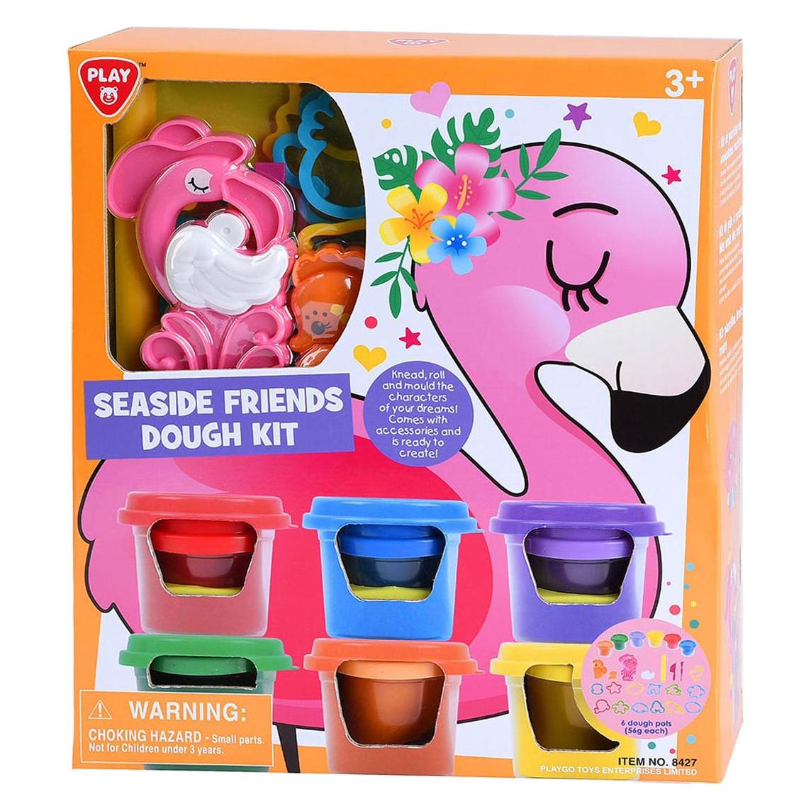 Play Zeedieren Klei Set, 6 Klei Potten