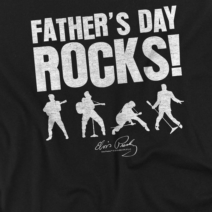 Produktbild Elvis Fathers day Rocks TShirt (S)