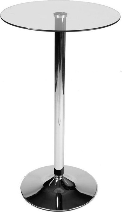 Actual product image Swisshandel24 Glass table round 105 cm, clear glass