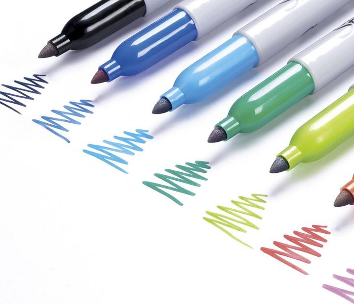 Produktbild Sharpie Fein (Grau, Mehrfarbig, 18 x)