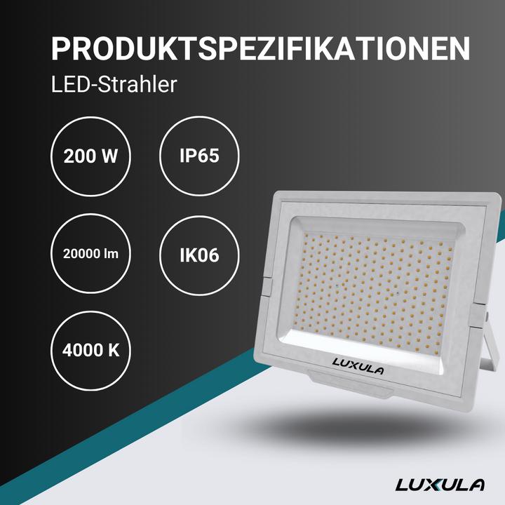 Actual product image Luxula LED floodlight (20000 lm, IP65)