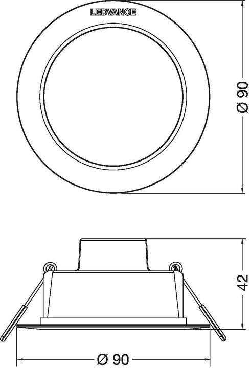 Produktbild Ledvance LED-Downlight (400 lm)