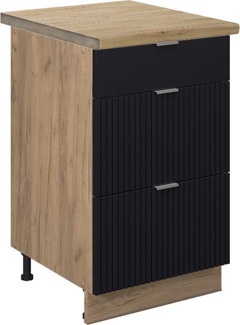 Goldkraft Eiche, Schwarz, Schwarz gestreift