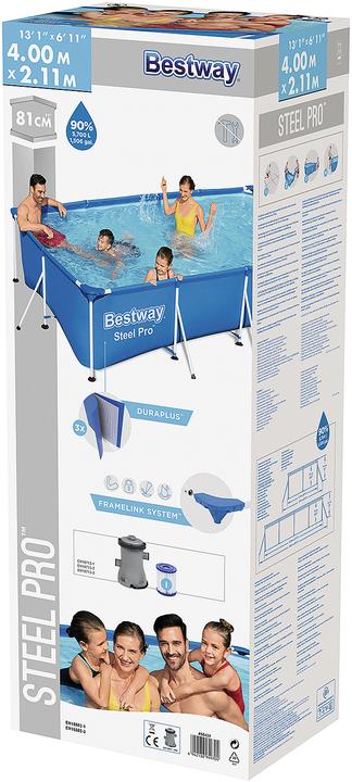 Productafbeelding Bestway ZWEMBAD 400X211X81CM (400 x 211 x 81 cm)