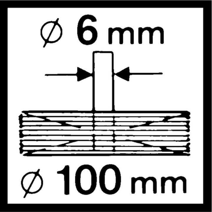 Actual product image Bosch Professional Zubehör PRO Multi Material clean disc brush, straight shaft, 100 x 1 mm (80)