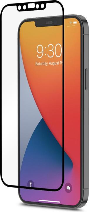 Produktbild Moshi iVisor AG Anti-glare Screen Protector for iPhone 12 Pro Max (Clear/Matte) - Black (1 Stk., Apple iPhone 12 Pro Max)