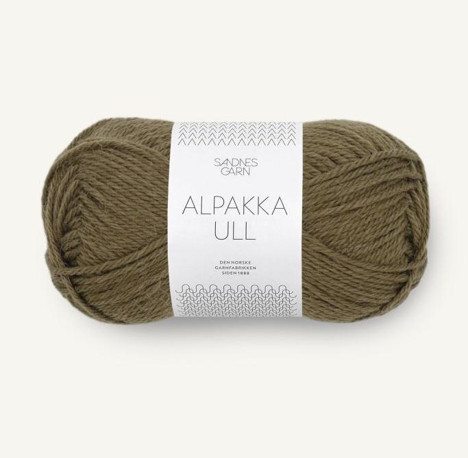 Actual product image Sandnes Garn col. 9873 dark olive ca.100 m 50 g (100 m)