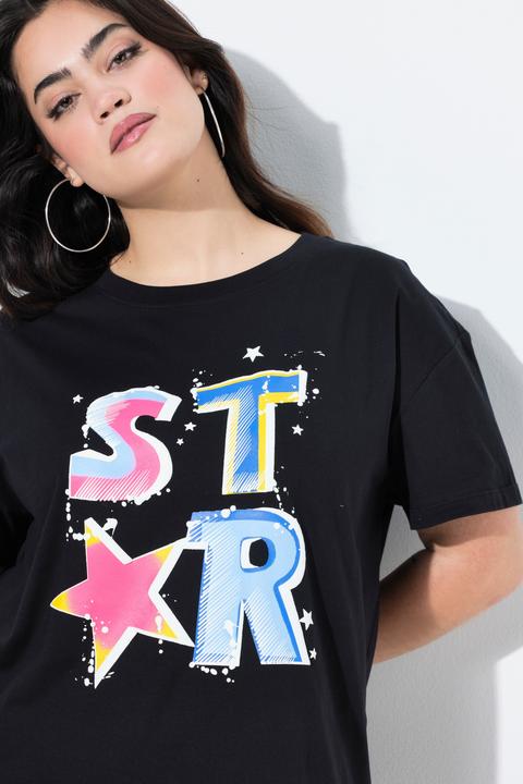 Produktbild Angel of Style T-Shirt, bequeme Passform, Neon 3D-Motiv (48)