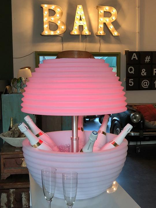Image du produit Nikki.Amsterdam The.Bowl | Lampe haut-parleur Bluetooth® et Winecooler (Fonctionnement sur batterie)