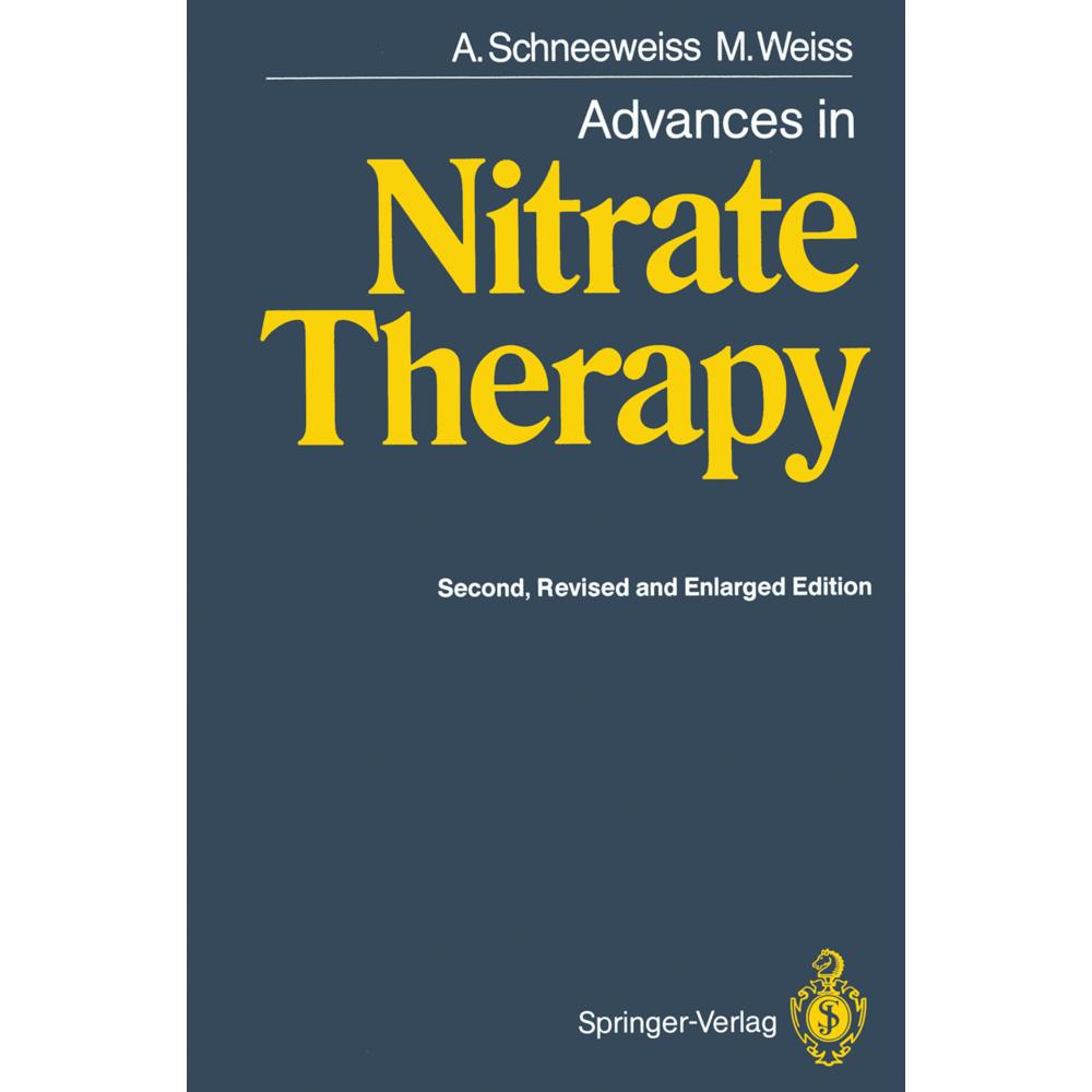 Advances in Nitrate Therapy, Fachbücher