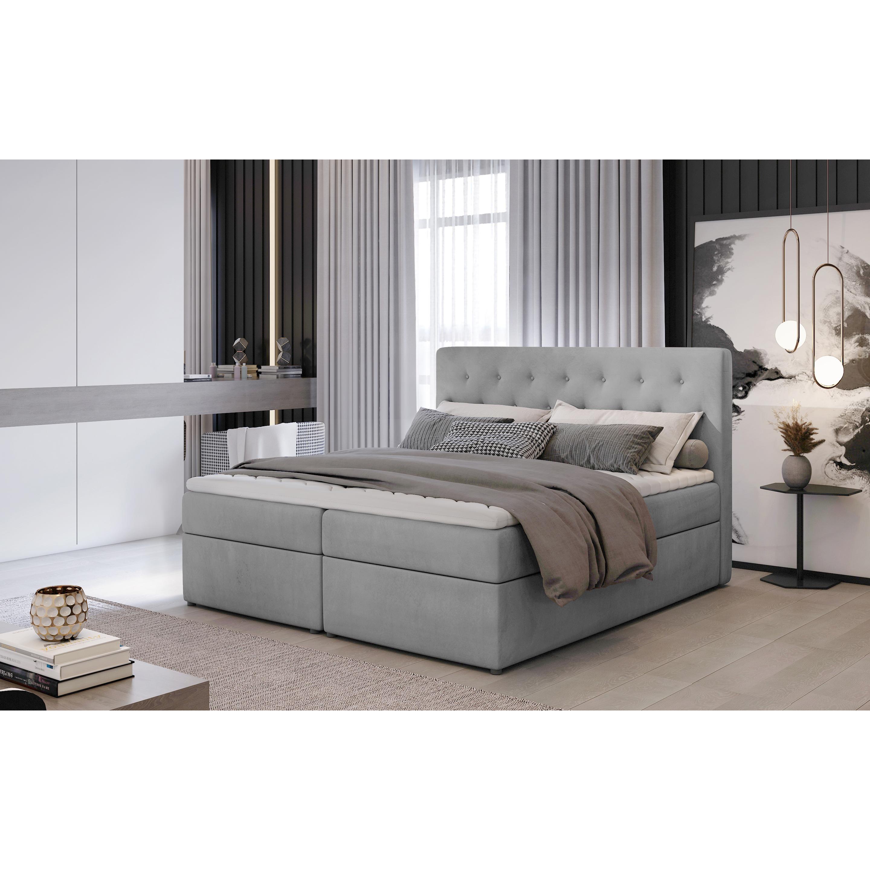 ELTAP, Bett, Loree mit Stauraum (160 x 200 cm)