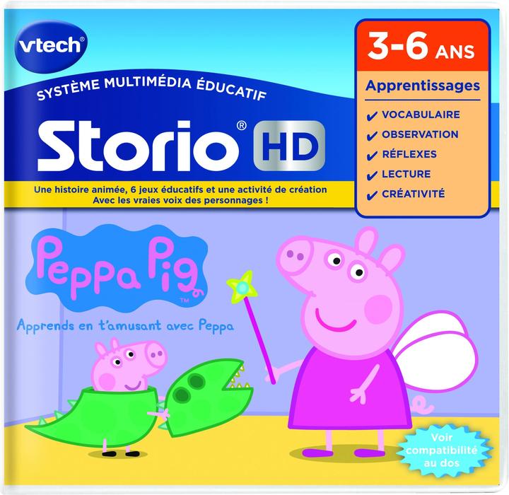 Actual product image VTech Jeu HD Storio PEPPA PIG (French, 3 - 6 years)
