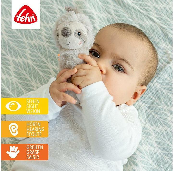 Produktbild Fehn Stabgreifling Faultier, Material: Polyester, Plüsch, Alter