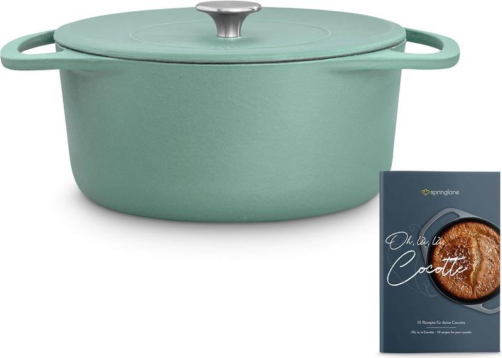 Springlane Cocotte Clara 4L (Casserole + Stewpot, Cast iron, 24 x 24.20 cm)