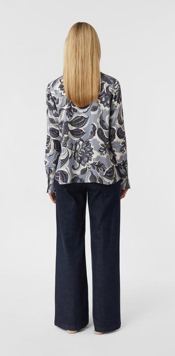 Immagine prodotto Comma Bluse Bluse mit All-over-Print und verdeckter Knopfleiste (40)