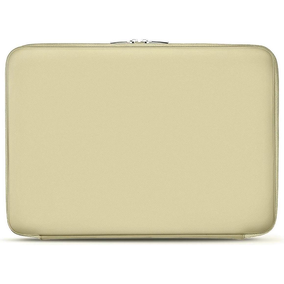 Noreve Lederhülle, Notebooktasche, Beige