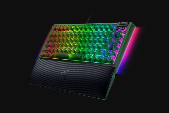 Produktbild Razer Blackwidow V4 75% Phantom Green (US, Kabelgebunden)
