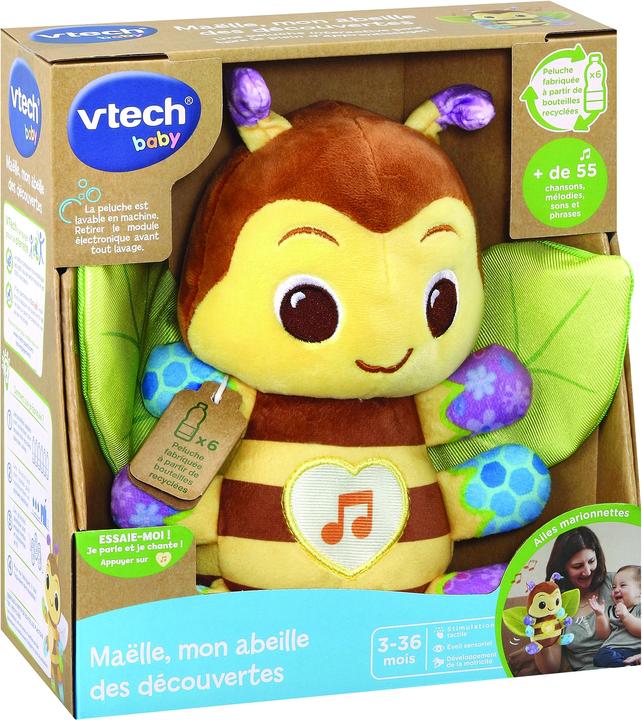 Produktbild VTech Maëlle, mon abeille des découvertes (bouteilles plastique recyclées) (24 cm)