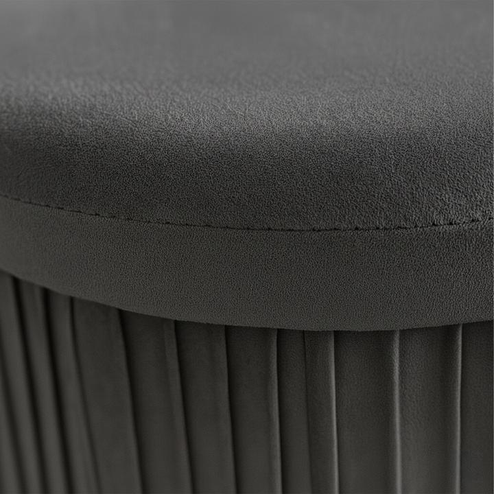 Actual product image Relaxdays Hocker aus Samt mit Stauraum