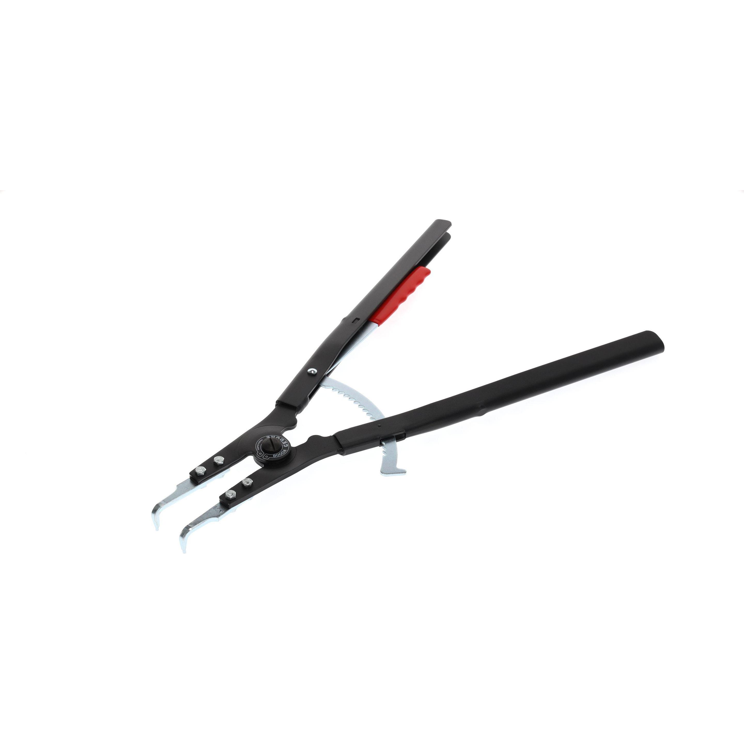 Gedore, Zange, 8000 A 41 EL Montagezange für Aussensicherungsringe gewinkelt 85-140mm (580 mm)