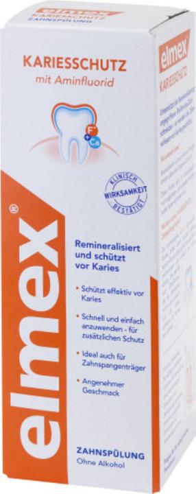 Actual product image Elmex Caries protection tooth rinse (400 ml, Mouthwash)