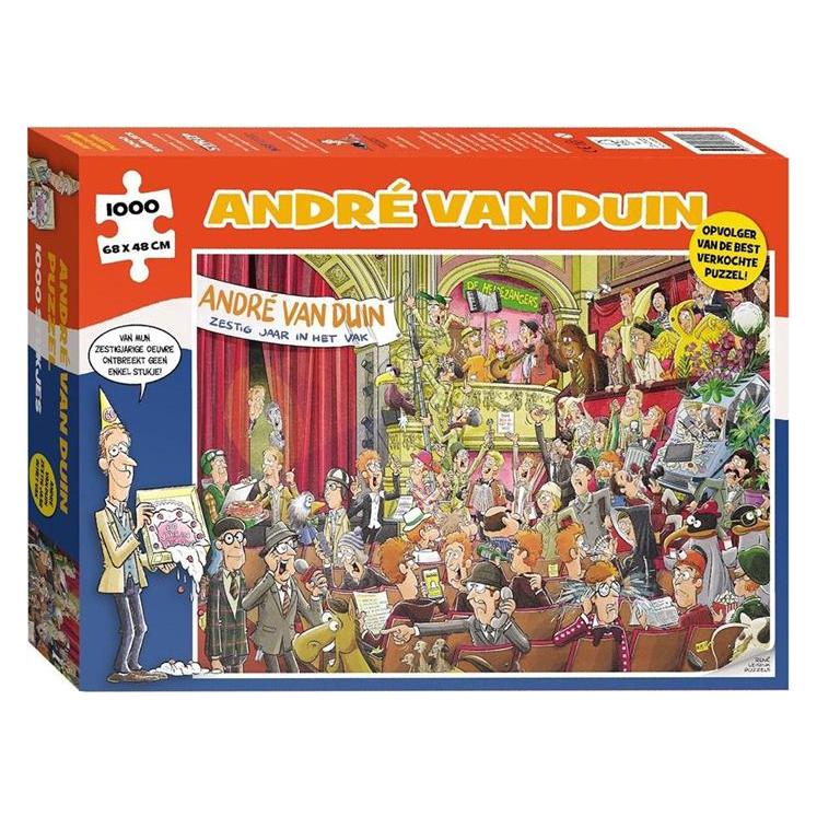 Puzzel André Van Duin - 60 Jaar Aan Het Werk, 1000 Stukjes. (1000 onderdelen)