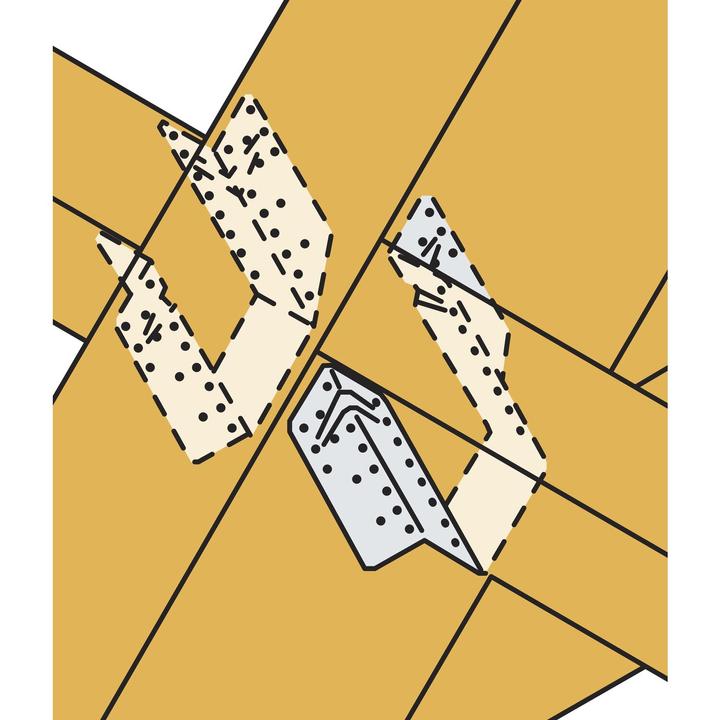 Actual product image Simpson Sst SIMPSON beam shoe BSS 100x190 hot-dip galvanised external with rating (Joist hanger, 1 pcs.)