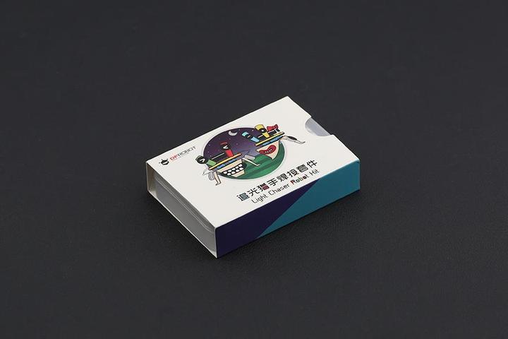 Actual product image DFRobot Light Chaser Beam Robot Kit Soldering kit for children