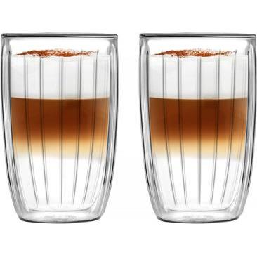 Thumbnail - Vialli Design Set mit 2 doppelwandigen Gläsern, 350 ml, Trinkgläser