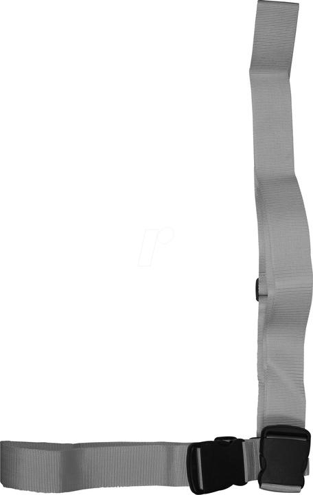 Actual product image Move Cross Luggage Strap, Gray