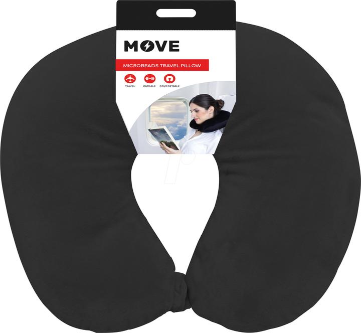 Actual product image Move Micro Beats Travel Pillow Black (Head & neck pillow)