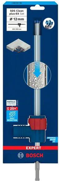 Produktbild Bosch Professional Zubehör Expert SDS Clean plus-8X Hammerbohrer-Set 12 x 200 x 350 (12.0 Millimeter)