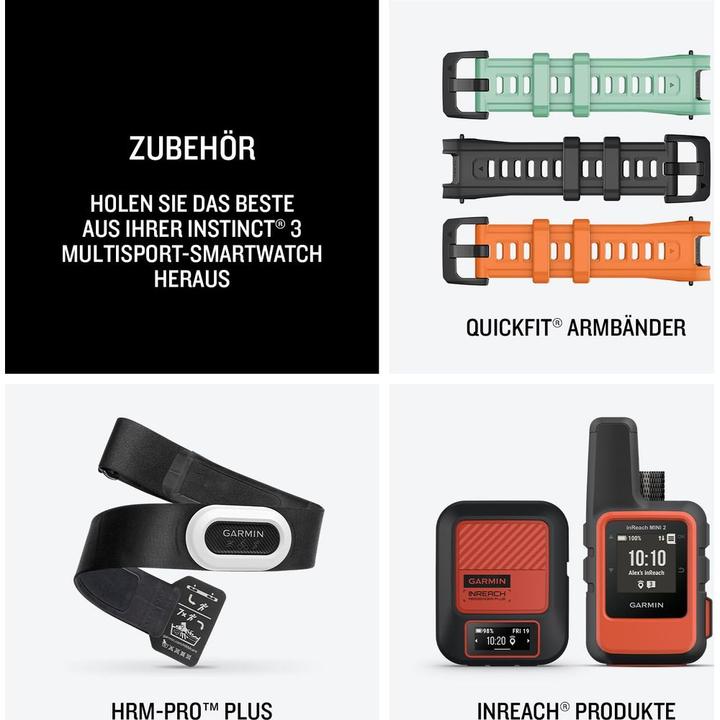 Produktbild Garmin Instinct 3 AMOLED 45mm (45 mm)