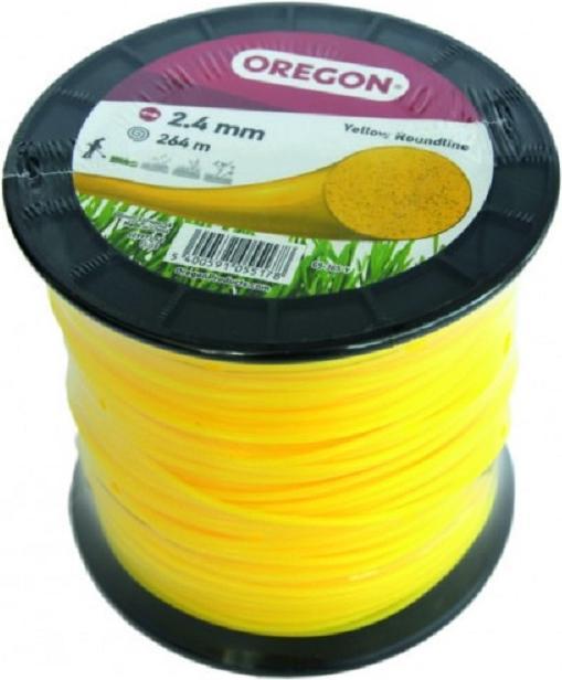 Actual product image Oregon Thread yellow round 2.4 mm x 264 m (Trimmer line + line spool)