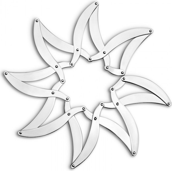 Produktbild Alessi Topfuntersatz platin (1 x, Pfannenuntersetzer)