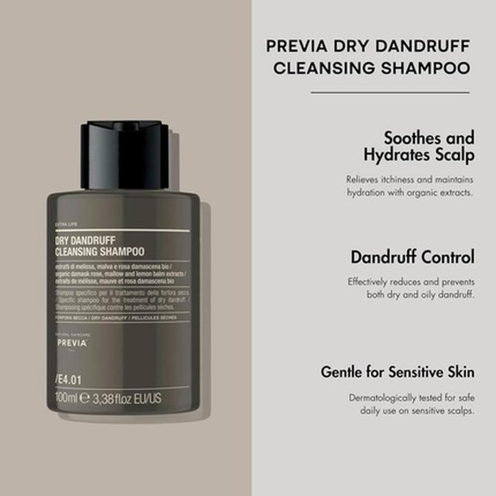 Immagine prodotto Previa Extralife Dry Dandruff Cleansing Shampoo 100ml (100 ml)