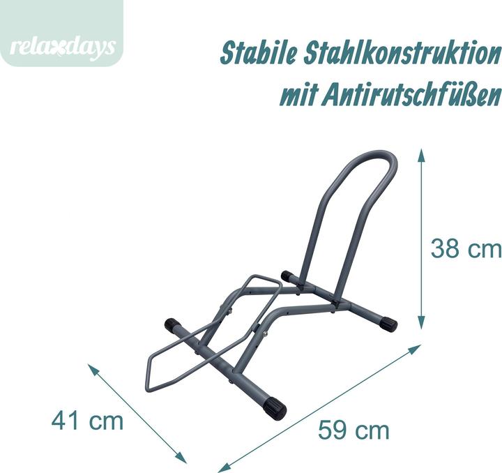 Image du produit Relaxdays support vélo