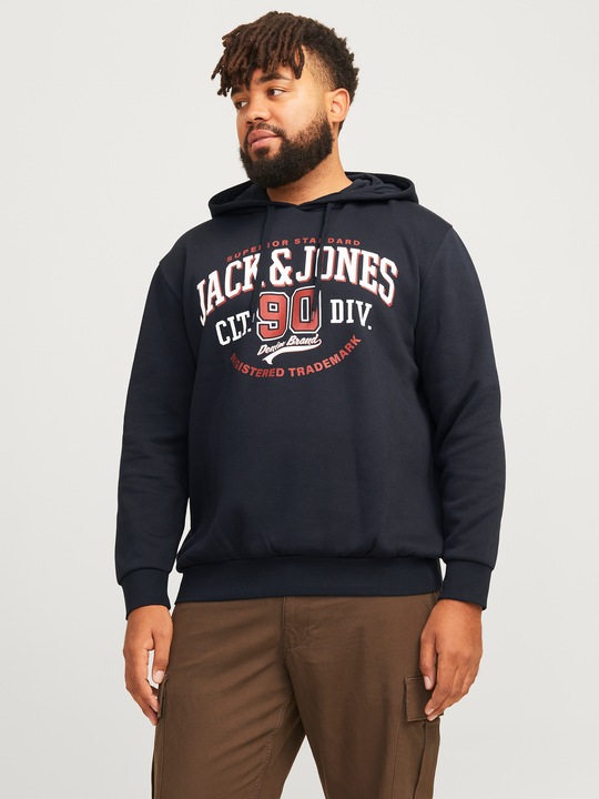 Produktbild Jack & Jones JJELOGO SWEAT HOOD 2 COL 24/25 NOOS PLS (3XL)