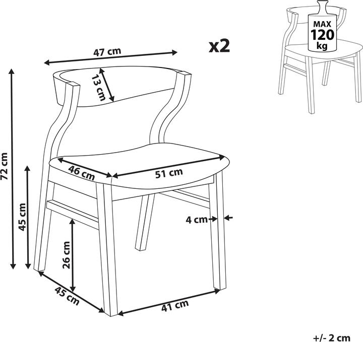 Actual product image Beliani Maroa