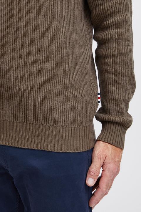 Produktbild FQ1924 FQKyle ribbed texture halfzip - Pullover - 21900568 (XL)
