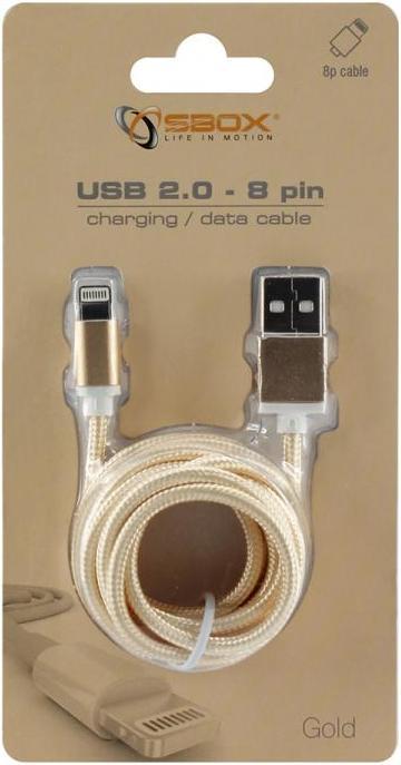 Image du produit Sbox USB 2.0 8 broches IPH7-G or (1.50 m, USB 2.0)