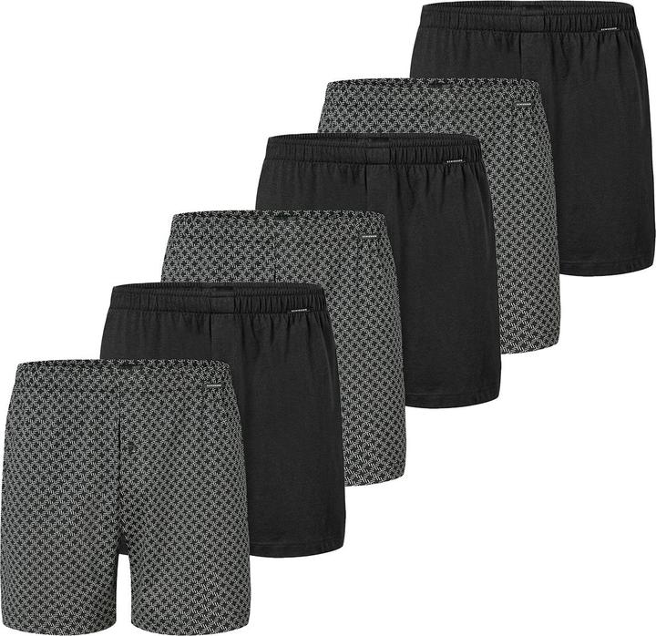 Produktbild Schiesser 6er Pack Singel-Jersey Boxershorts (S, 6er Pack)