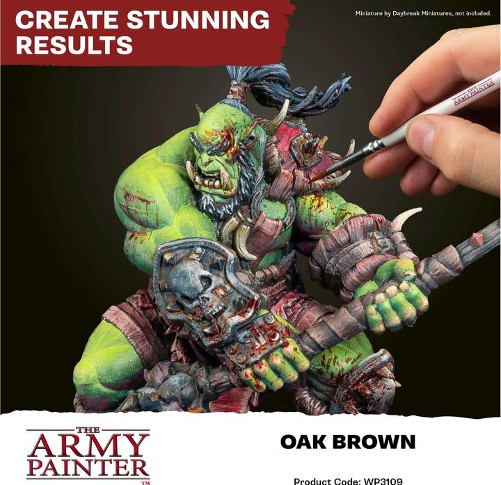 Actual product image The Army Painter Colour Warpaints Fanatic: Oak Brown 18 ml