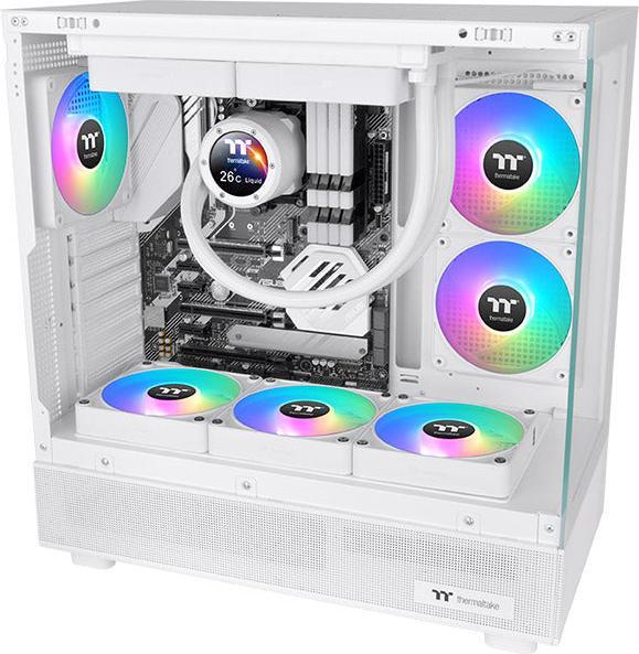 Actual product image Thermaltake TT CT120 EX ARGB Sync PC Cooling Fan 3 Pack white (120 mm, 3 x)